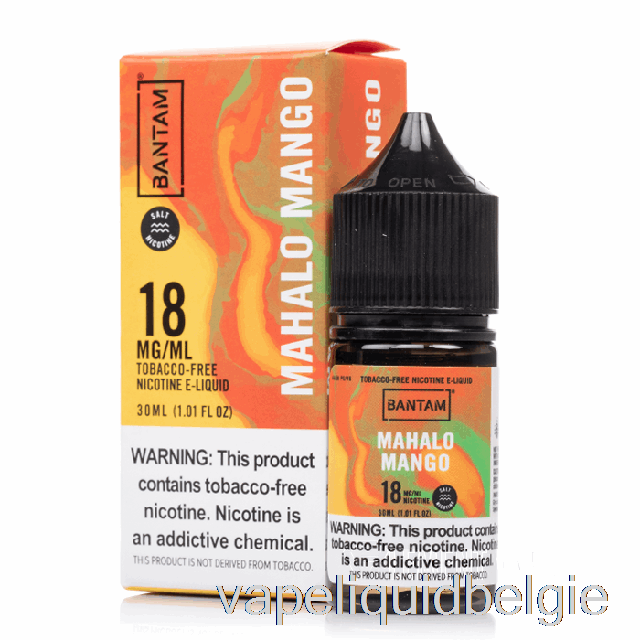 Vape Vloeibare Mahalo Mangozouten - Kriel Vape - 30ml 18mg